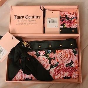 💝 2 Piece Juicy Couture Wristlet and Card Case 💝
